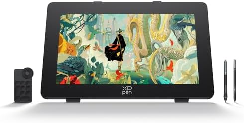 Alt Text for image 1: Front view of XPPen Artist Pro 24 (Gen 2) Drawing Tablet showcasing its large screen