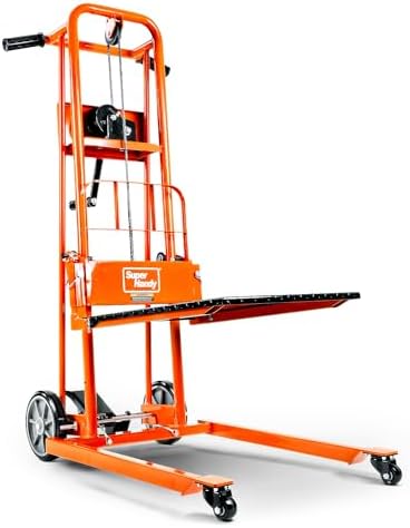 Alt Text for image 1: SuperHandy Material Lifting Winch Stapler with 20 cm Wheels